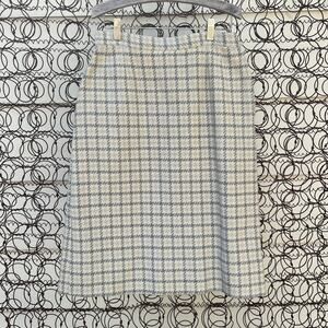Vintage 50s 60s Pendleton Woolen Mills houndstooth plaid check skirt
